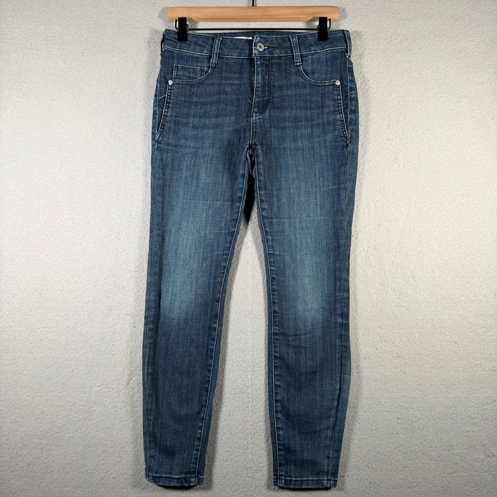 Pilcro and the Letterpress Anthropologie High Rise Denim Legging Jeans 27 Petite
